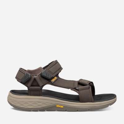 Teva Strata Universal Men's Coffee Sandals CA92978 Canada Clearance